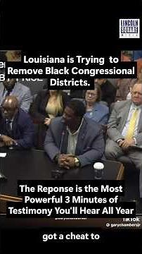 "Anybody who has to cheat to win is a sucker" - activist Gary Chambers Jr. #redistricting
