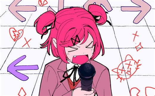 [FNF模组] 夏树/Natsuki周（心跳接管加强版(DDTO) VS Natsuki 全周）