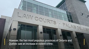 Violent crime in Canada remains high: report