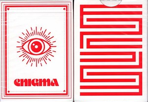 Enigma Red Playing Cards USPCC