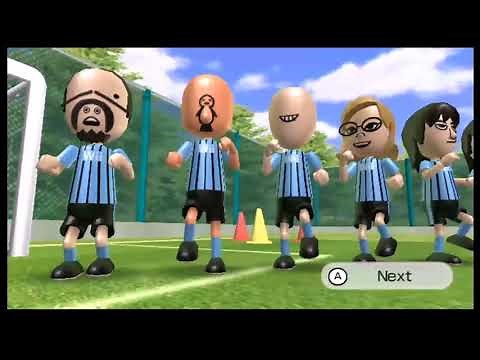 Wii Fit - Balance Games - Soccer Heading
