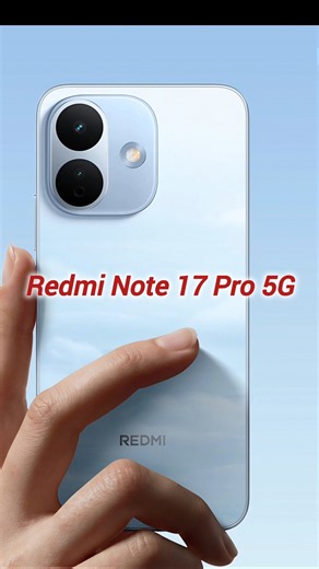 Redmi Note 17 Pro 5G First Look 👀 | Redmi Note 17 Series #shorts