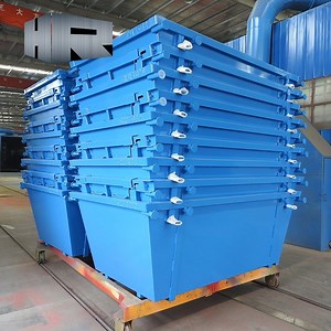 [Hot Item] 5 Cubic Meter Outdoor Mini Skip Bin Waste Cntainer for Bricks, Gravel, Tiles