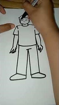 How to draw a "Man" re Neuro Psychological Examination Preparation| Very Easy Drawings (Part 3)