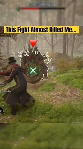 A Giant Swamp Monster Attacked Me 😱 | Hogwarts Legacy #shorts