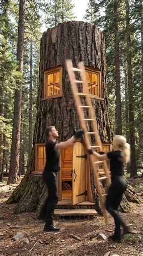 Building a Magical Tree House Inside a Giant Tree