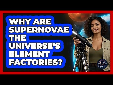 Why Are Supernovae The Universe's Element Factories? - Astronomy Made Simple