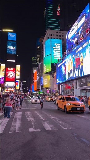 Night Walk in Times Square NYC🗽🇺🇸 | 4K NYC Walk #NYCvibes #timessquare #nyc #manhattan #4kvideo