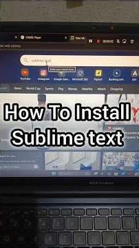 How to install Sublime Text in Windows 11 #windows #tech #sublimetext #ascii #montoring