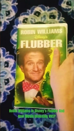 Robin Williams In Disney's Flubber And New Movie Unboxing VHS? 📼🤓👔💥🏀🧪