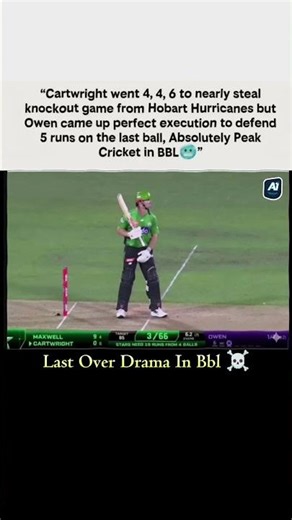Last over Drama in BBL 🔥🥶 #bcci #starsports #allin1newz #Allin1cric #bbl #cricket #drama