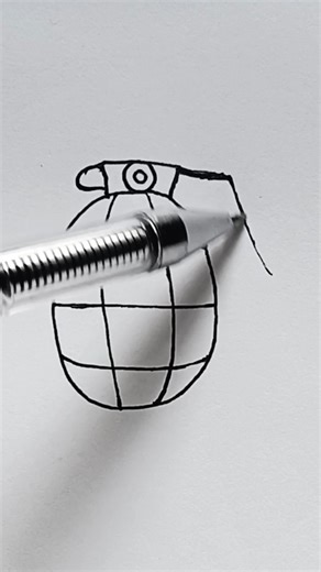 #draw a bomb 💣 #easydrawingideas