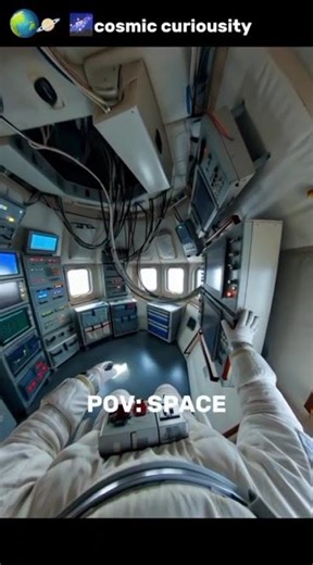 Astronaut POV in Space 🌍🚀 Real View from Orbit #space#shorts #universe