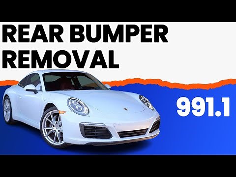 Porsche 991.1 Carrera Rear Bumper Removal (2012 - 2016)