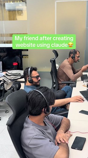 Claude builds a stunning website: funny demo with code