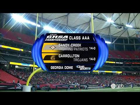 Sandy Creek vs. Carrollton | 2010 GHSA 3A State Football Championship Game