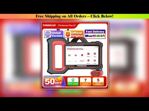 THINKCAR THINKSCAN PLUS S4 S7 ABS SRS ECM System Car Diagnostic Tools OBD2 Auto Scanner OBD 2 Code