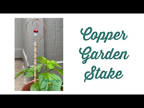Copper Garden Stake