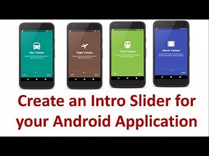 Android App Intro Slider - 5/6 - Prepare the Sliding Dots