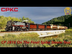 Canadian Pacific 2816 On The Final Spike Steam Tour: Davenport, Iowa to St. Paul, Minnesota