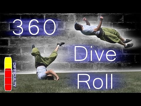 How To 360 DIVE ROLL - Free Running Tutorial