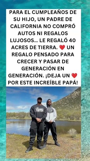 El regalo de un padre que vale para toda la vida! ❤️🌳
