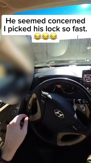 “That’s comforting…” #locksmith #lockout #lockpicking #roadsideassistance | Gizmo The Rogue