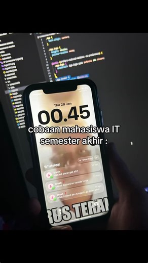 Joki Coding / IT Termurah | Kami kerjain proyek kodingan kamu on Instagram: "Sabar bubb, lagi kejar sarjana nih biar bisa cepet serius 🥹🤙 ——————————————————— Kelabakan project coding/IT? Yuk langsung panggil bantuan ke @jokiproyek🤩😂 Gak pake lama kita mah satset!😬 Bisa bantu kerjain secara cepat dengan penjelasan dari awal sampe akhir hingga kamu paham loh! 😍 Ke link dibio yuk🙈 😘‼️ ————————————————— jasacoding jokiphp jokiitmurah JokiAI #jokiIOT jokiflutter jokifrontend jokikoding jokimu