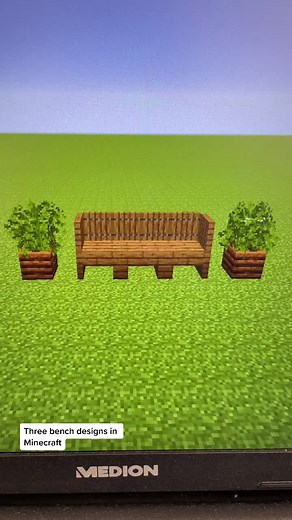 Creative Bench Designs in Minecraft