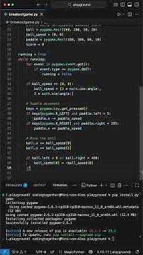 Simple Breakout Game with Pygame in Python