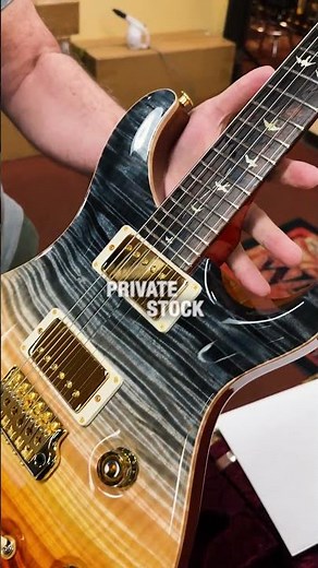 PRS Private Stock Custom 24 Flame Maple Top & Neck Brazilian Rosewood Fretboard Galaxy Fade