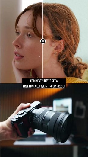 FREE LUMIX LUT & Lightroom Preset | Comment down below and I’ll send you a link. 🎬🎁