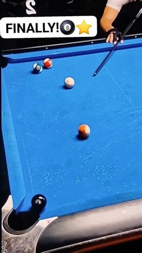 This Took Many Tries #billiards #trickshots #poolshot #viralreels #satisfying