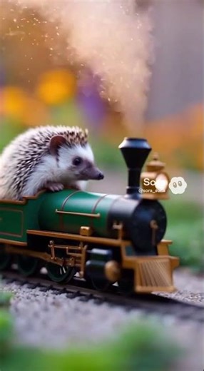 Hedgehog Driving Mini Train 🦔🚂 | FUNIMAL