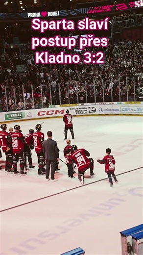 Sparta slaví postup! Kapitán Filip Chlapík rozhodl v prodloužení 🏒 #shorts