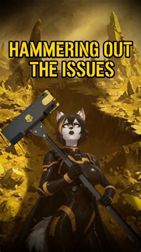 Hammering Out The Issues! #helldivers2 #gaming #furry #funny