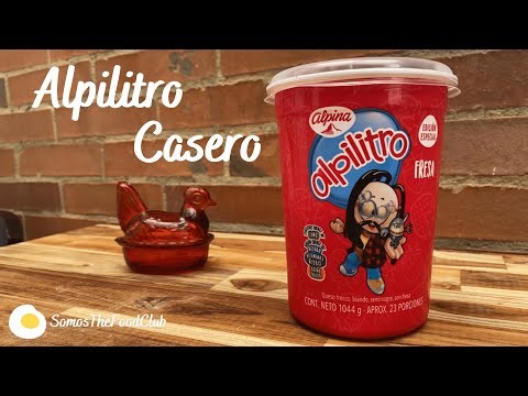 DELICIOSO //COMO HACER ALPILITRO DE FRESA CASERO // DANONINO // SomosTheFoodClub