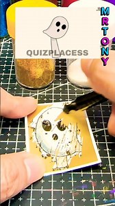 Sprunki OC Ghost phase 1 with scratch-off stickers #sprunki #scratchofflabel #ghost #diy