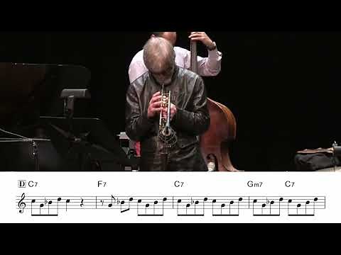 【Blue'N' Boogie】Tom Harrell Trumpet solo(Transcription) inB♭