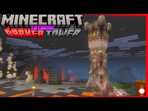 Minecraft How to Build a Dark Tower - Minecraft Halloween Dark Tower Tutorial