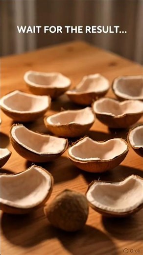 Wait For The Result 👀 | Coconut Shell to Turtle Lamp #diy #bamboodecor