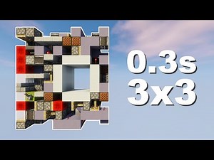 Supercharged 3x3 Piston Door / Minecraft Tutorial and Explanation