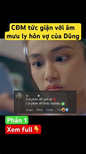 CĐM tức giận với âm mưu ly hôn vợ của Dũng #xuhuongyoutube #phimhay #bongmahanhphuc
