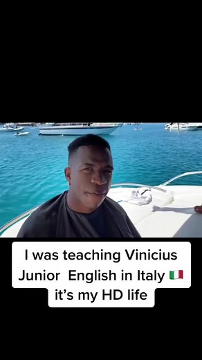 Teaching Vinicius Junior English in Italy