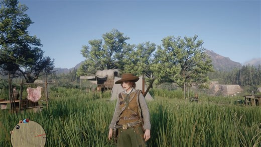 小华《荒野大镖客2线上》跑收藏家地图 刷藏宝图 生活向开荒流程22