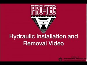 Pro-Tec Equipment Hydraulic Shoring Install & removal