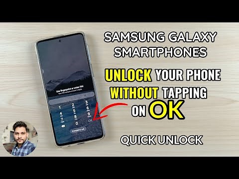 Samsung Galaxy Smartphones : How To Unlock Your Phone Without Tapping On OK?