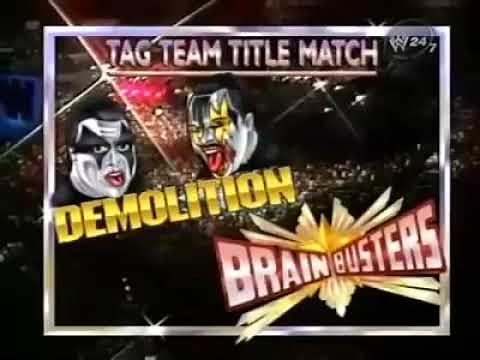 Demolition vs Brain Busters -World Tag Team Match September 30,1989