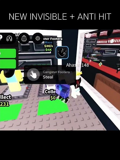 NEW INVISIBLE + ANTI HIT SCRIPT STEAL A BRAINROT #sab #stealabrainrotscripts #roblox