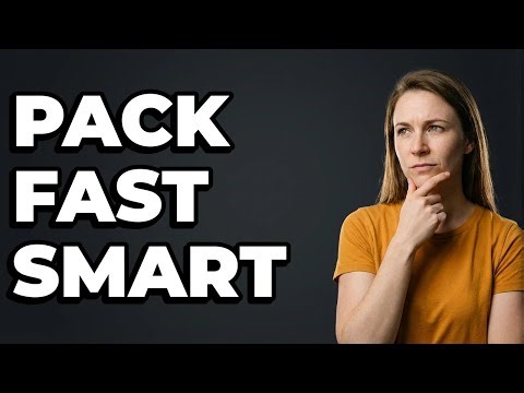 How To Pack A Suitcase Quickly With Cubes?